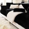 Thicken Warm Fur Plush Sofa Cushion Luxury Soft Non Slip Sofa Towel Dust Cover Winter L-shaped Sofas Modern Living Room Blanket