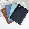 Women Men Travel Passport Holder Case Multifunctional Leather Passport Protector ID Card Wallet