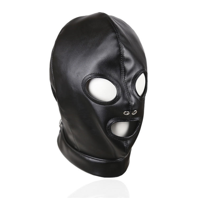 BDSM Sex Mask Adult Toys Fetish Sex Toy Slave Headgearleather Head Covering