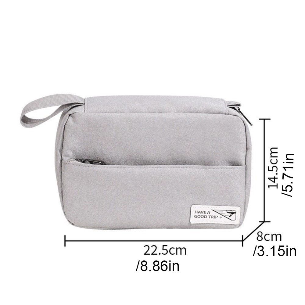 with Hook Travel Toiletry Bag Large Capacity Makeup Bag Fashion Hook Wash Bag  Girls
