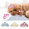 Headwear Pet Supplies Puppy Accessories Headdress Crown Shape Hair Clip Bow-tie Hairpin Dog Bowknot