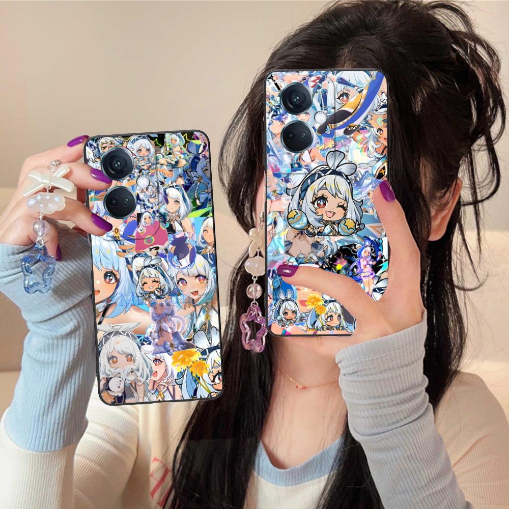 Game GI Mualani Matte TPU Mobile Phone Case for OPPO Find X9 X8 X7 X6 X5 X3 X2 Plus s Pro Ultra Lite Colorful Printing Cover