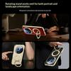 Чехол для Honor Magic8 Pro 5G Магнитная вращающаяся подставка Кожа + ПК + Акриловая крышка для телефона с закаленным стеклом для заднего экрана