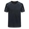 Men Summer Shirts Short Sleeve Tops Quick Dry Solid Color Athletic Sports Tops Plus Size