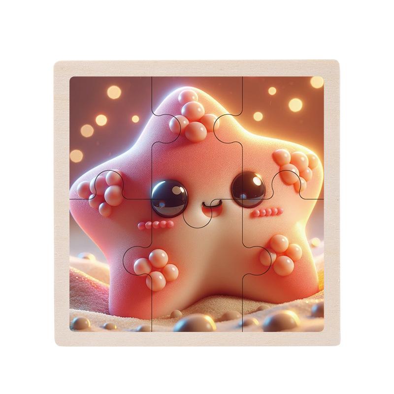 Деревянный развивающий пазл для малышей, 1-5 лет