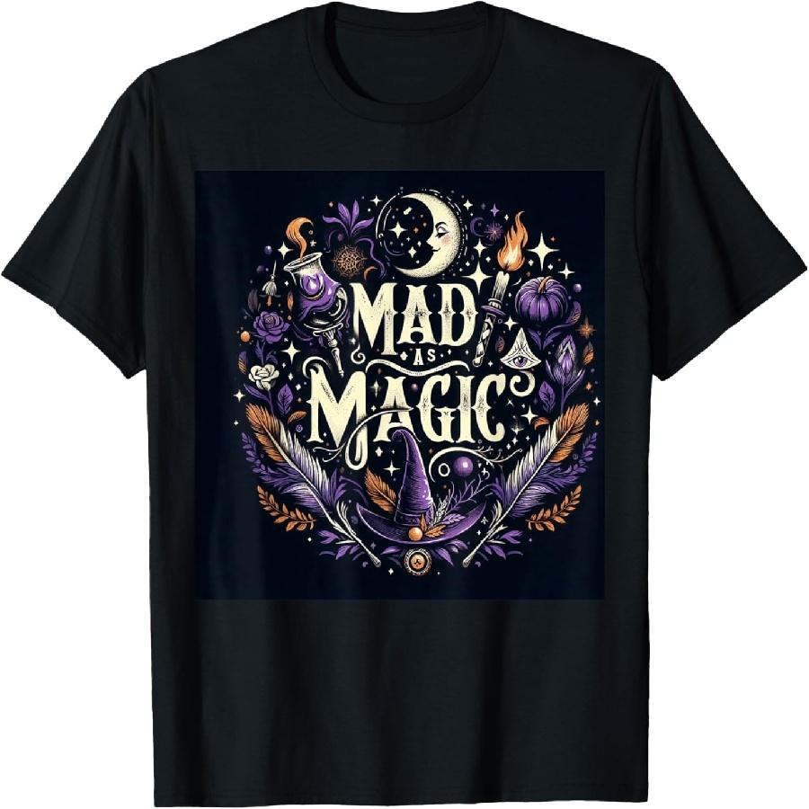 Magic witch aesthetic moon design T-Shirt