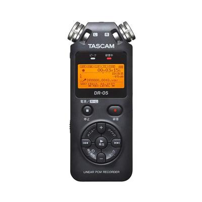 TASCAM DR-05 VER3 Линейный PCM рекордер Handy Recorder IC Youtube ASMR Музыка Wild Bird Railway Recording 24 бит 96 кГц Высокое разрешение