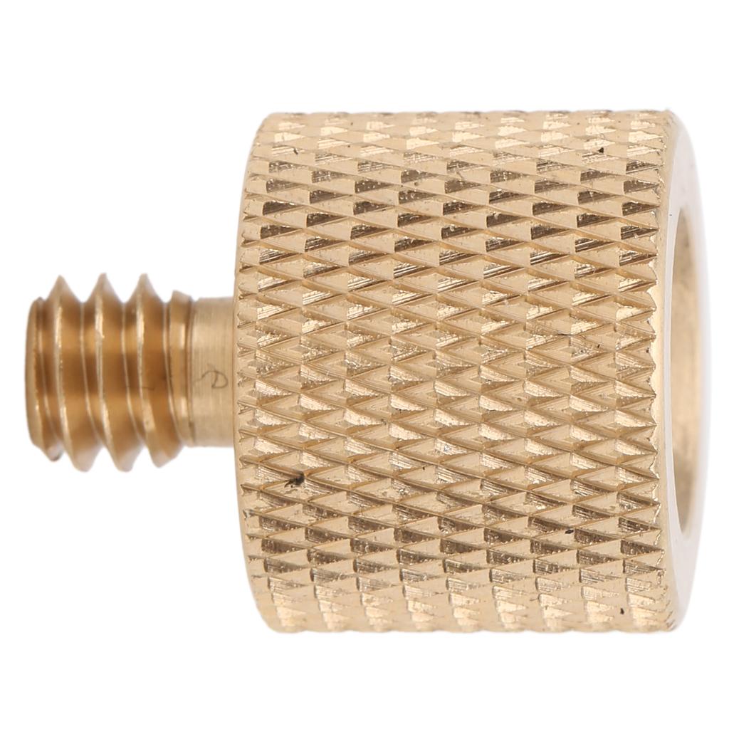 Латунный винтовой адаптер 1/4 дюйма, штекерный на 3/8 дюйма, гнездовой, винтовой адаптер-переходник для штатива