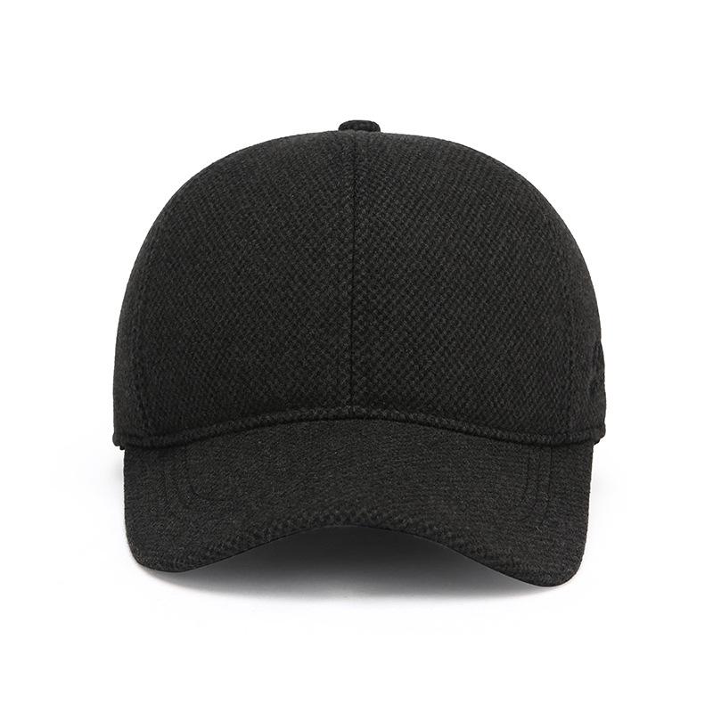 Зимние шапки для мужчин среднего и пожилого возраста, утепленные флисовые наушники, хлопковые шапки, мужские шапки, бейсболки для активного отдыха