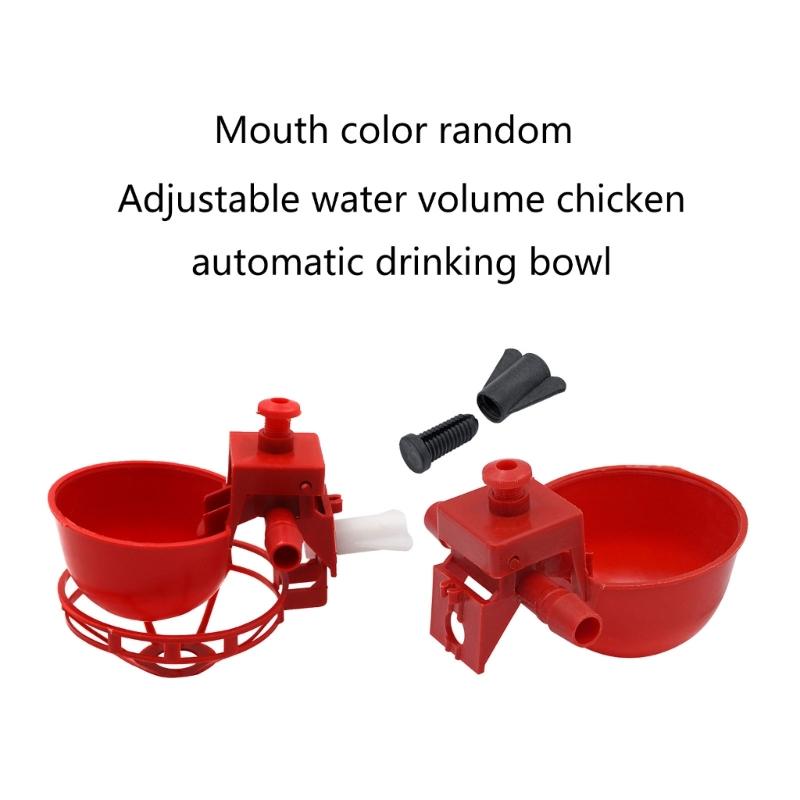 10PCS/20PCS Chicken Drinking Cup Indoor Outdoor Practical Chicken Feeders Drinker Plastic Automatic Water Dispenser