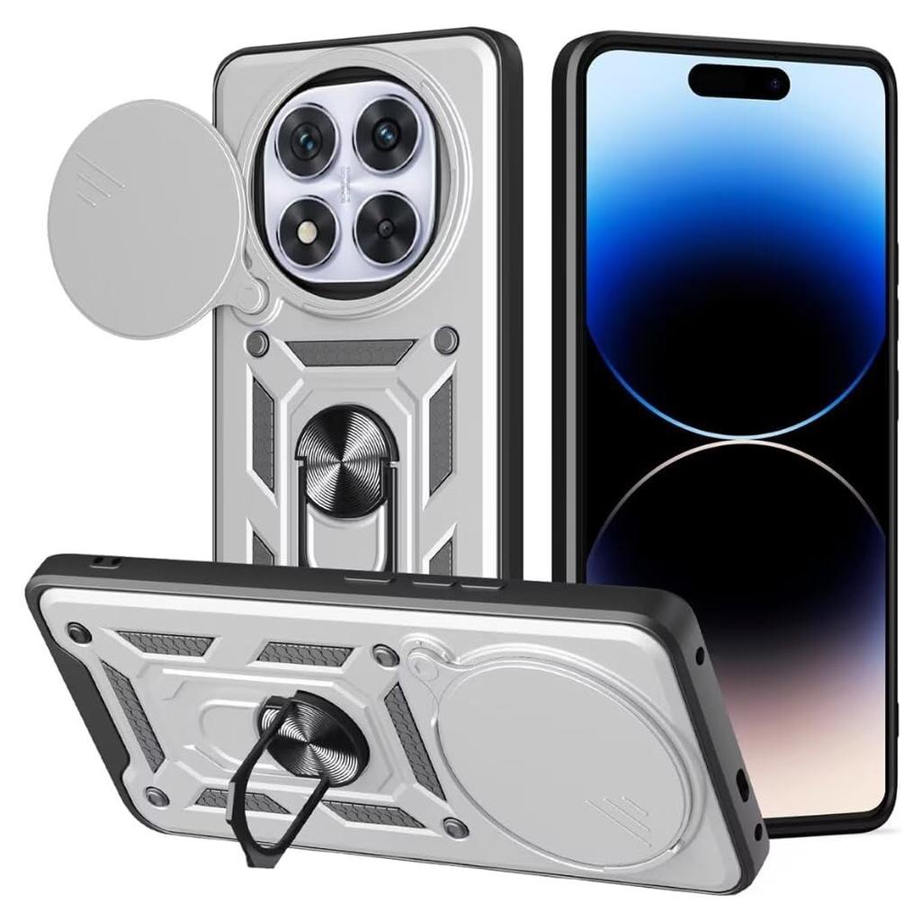 Чехол Armor Case For Honor Magic 7 Lite Magic7 Pro X9c Cover Lens Protection With Ring Magnetic Holder Coque Fundas Capa