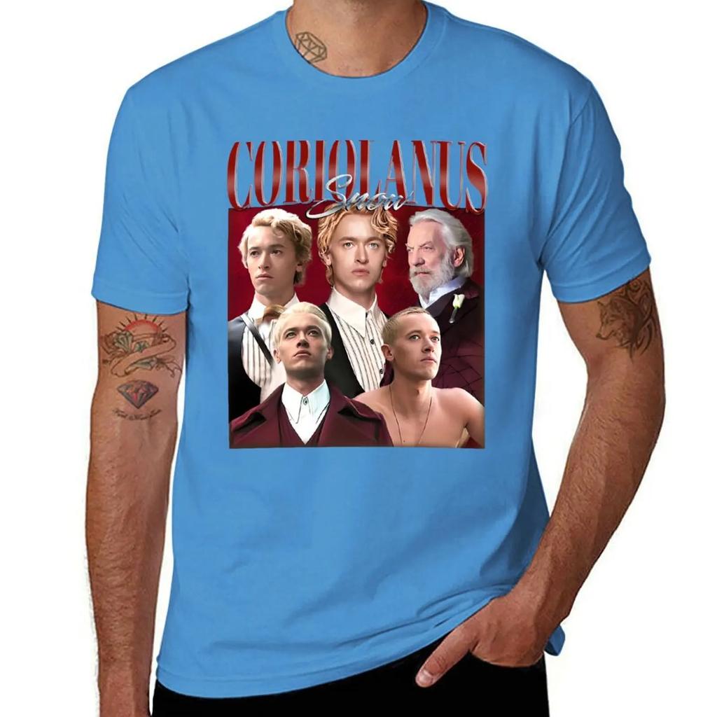 Coriolanus Snow TShirt Short sleeve tee graphic t shirts mens t shirts