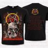 2025 Футболка Slayer черная South of Heaven 1988 Трэш-метал Хэви-метал Футболка Футболки Топы Унисекс Хлопок Короткий рукав Хай-стрит