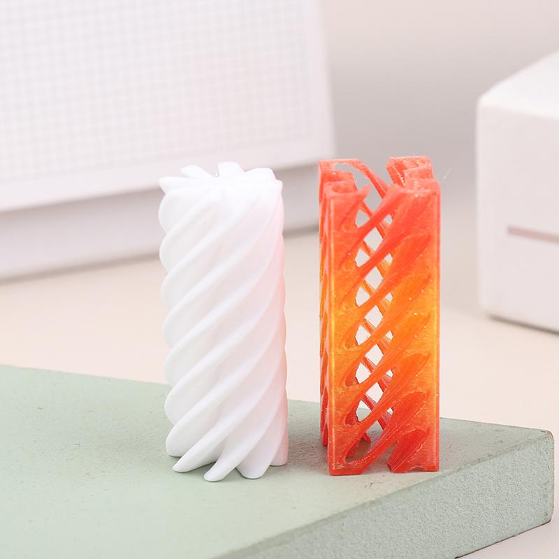 1 шт. спиральная конусная декомпрессионная игрушка 3D-печатная пирамида невозможная проходная скульптура квадратный столб спиральный винт игрушки-фиджет