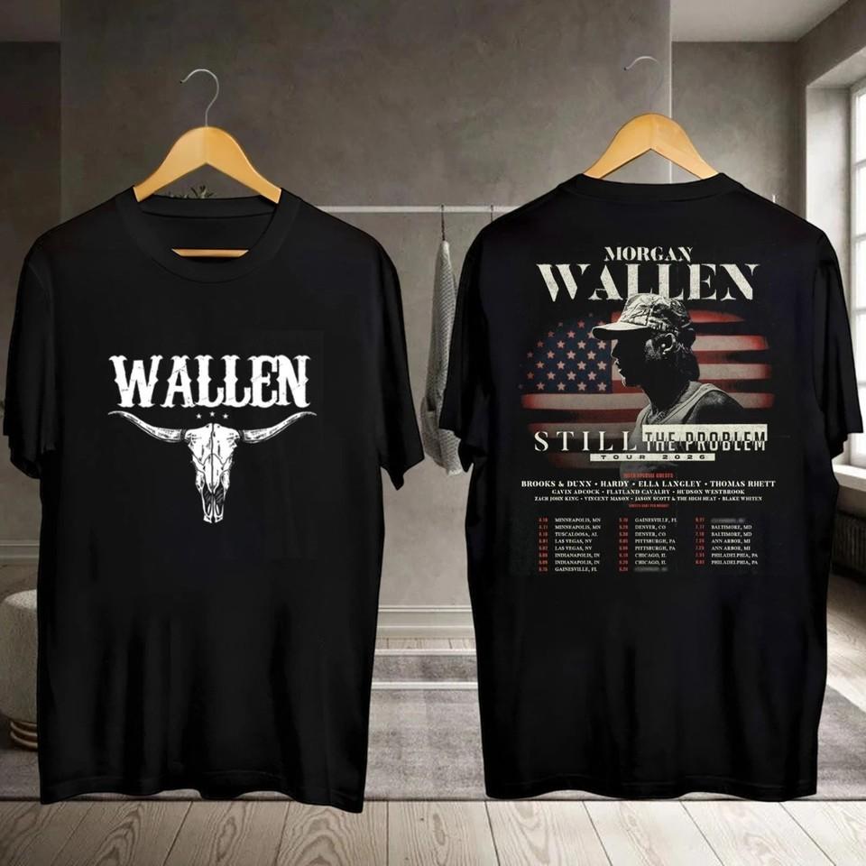 Футболка Morgan Wallen Still The Problem Tour 2026 Унисекс