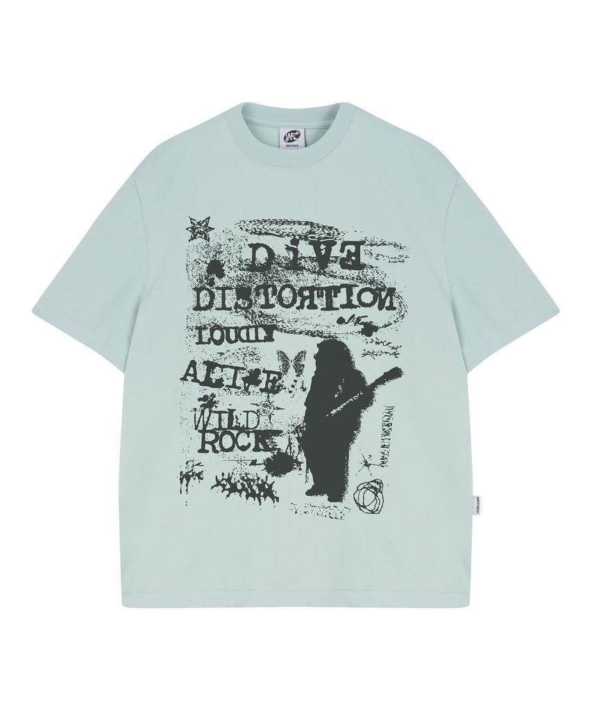 WILDROCK Wild Dive Прохладные хлопковые оверсайз футболки с коротким рукавом