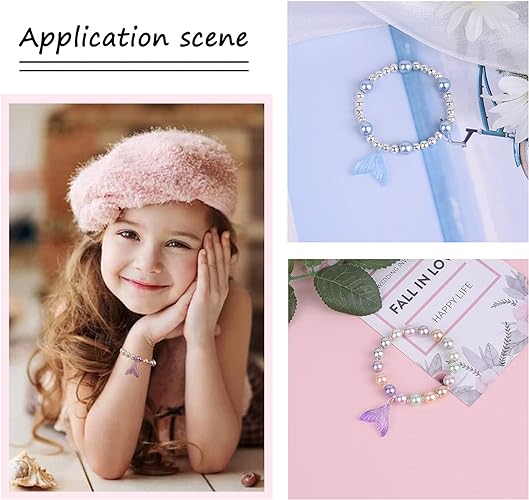 100 шт. 20*19,4 мм акриловые прозрачные акриловые бусины с рыбьим хвостом для девочек и женщин, ювелирные изделия «сделай сам», модные ювелирные аксессуары Brcelet