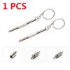 Компактный набор мини-отверток 3-в-1 с креплением для ключей для часов, очков и мобильных телефонов