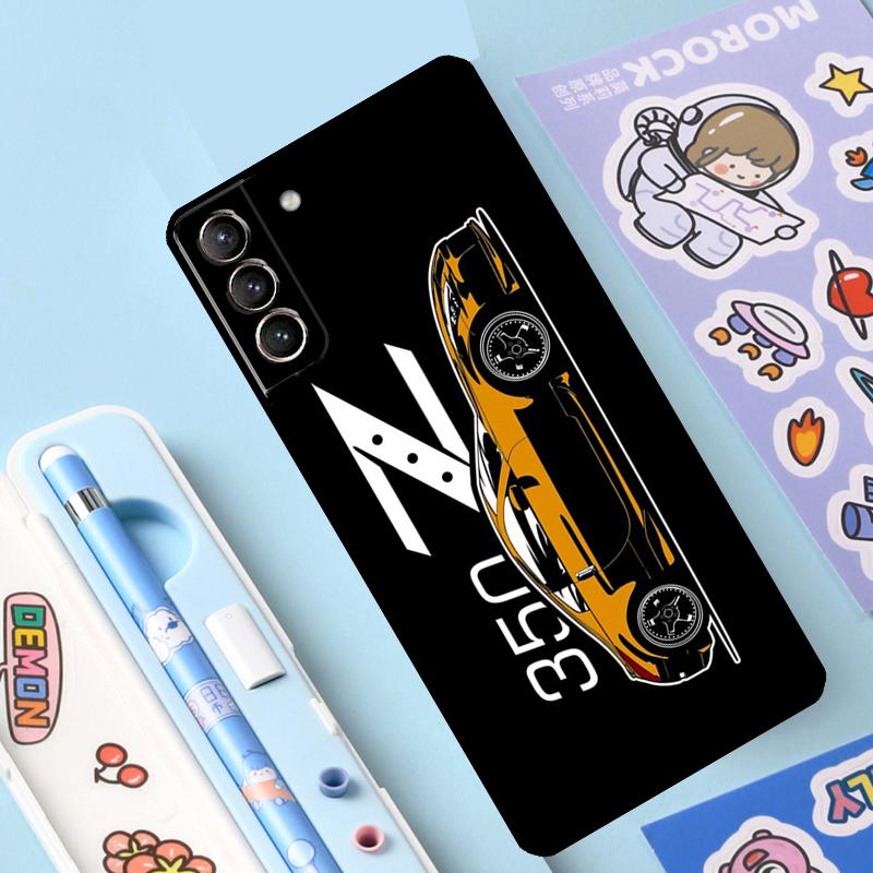 Sports Car JDM Drift 350Z 370Z Cover For Samsung Galaxy S23 S21 FE S20 FE S22 Plus Note 20 Ultra Note 10 S8 S9 S10 Plus Case