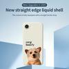 For iPhone 16e Case Cute Corgi Beauty Pattern Printing Straight Edge TPU Phone Back Cover