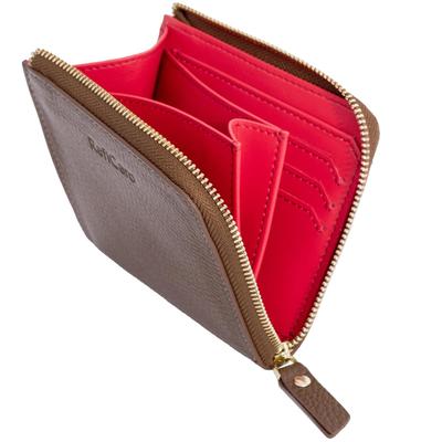 Мини-кошелек для купюр Небольшой для карт и монет [RafiCaro] Женский, Складывающийся, Вместительный, Держатель, Кошелек, Кошелек, Молния L-образной формы, Тонкий, Компактный,