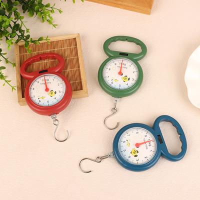 1 шт. Портативные весы для рыбы 10 кг, подвесные весы с крючком, мини-пружинные весы для рыбалки, покупок, путешествий, взвешивания багажа