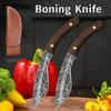 Нож для обвалки Кухонные ножи Острое лезвие Тесак для мяса из нержавеющей стали Кухонный нож