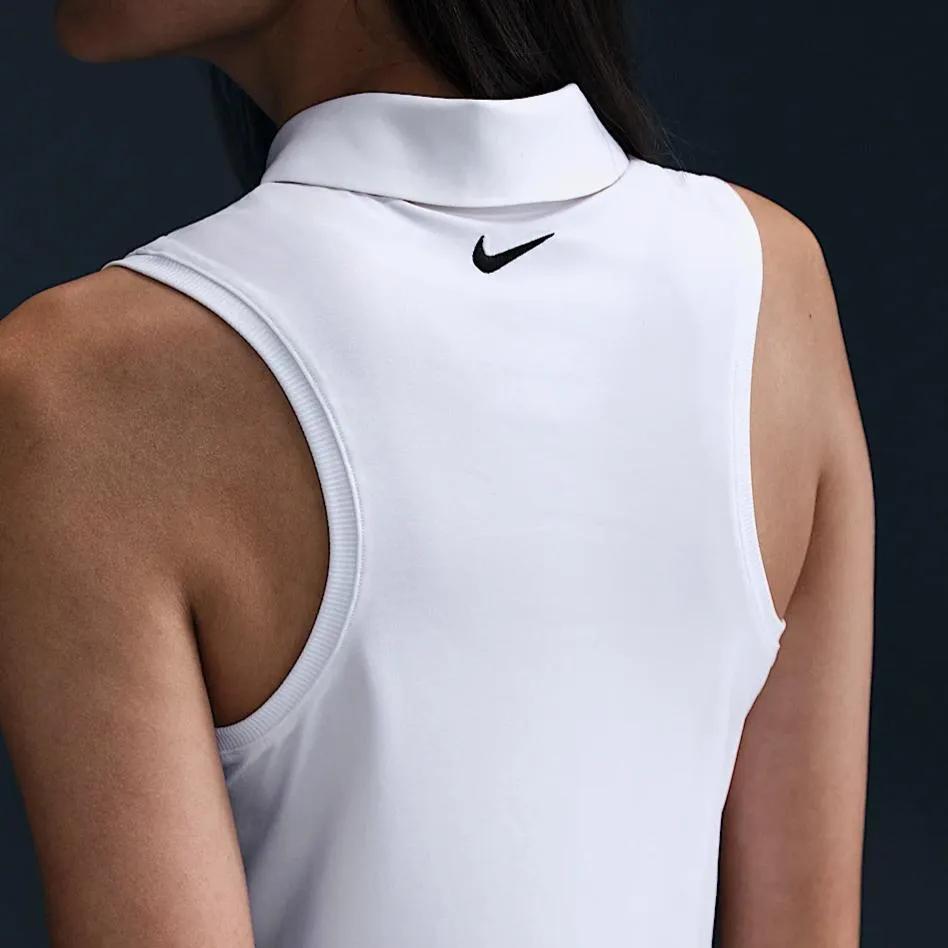 Nike Victory Women's Dri-FIT Sleeveless Polo (Unisex) Polo Shirts FQ1572 100 | White