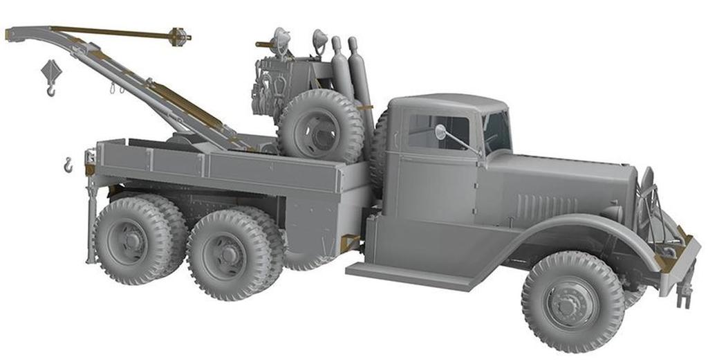 Thunder Models 1/35 Американский Ward-la-France Серия M1000 4 Тяжелый эвакуатор 1943 Модель Пластиковый модельный набор TB35012 (Военная техника)