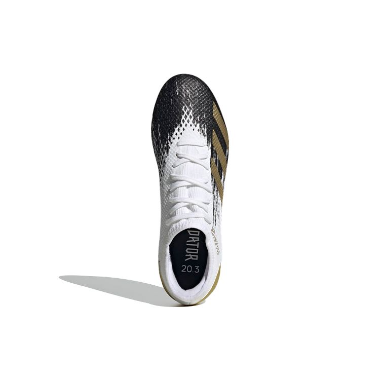 Adidas Мужские кроссовки Predator Mutator 20.3 Low FG Белый Золотой Металлик Облачно-Белый Основной Черный FW9197