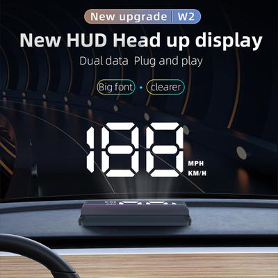 Универсальный автомобильный HUD GPS HUD проекционный дисплей Цифровой спидометр Подходит для всех транспортных средств