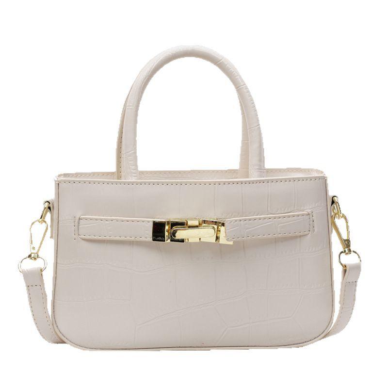 Trend Niche High-End Сумка с узором из крокодиловой кожи Женская сумка-мессенджер в иностранном стиле, однотонная сумка через плечо