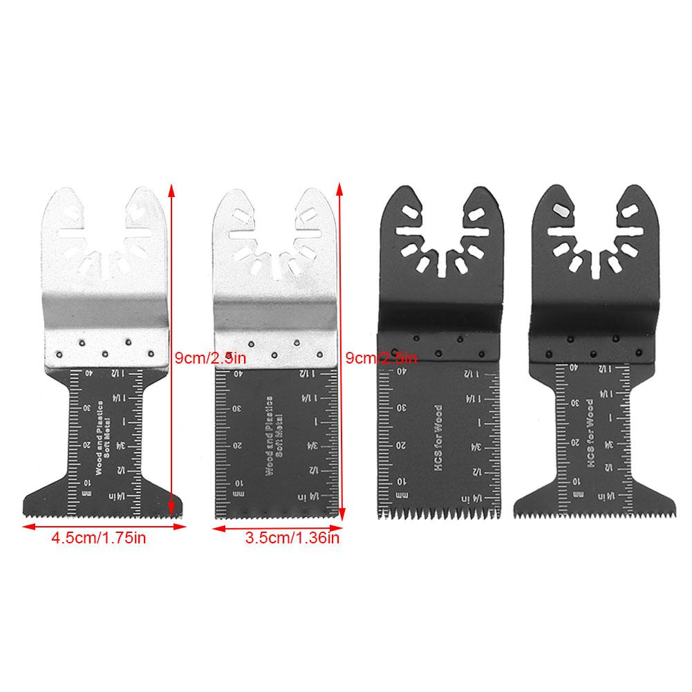 20pcs Oscillating Multi Tool Carbon Steel Saw Blades Cutter Universal