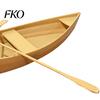 Minimalist Ornament 3D Printed Boat Figurine, Stable Ornaments with Paddle, Desktop Decoration Base Miniature for Home Office Display Creative