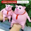 Pink Pig Deformable Stress Relief Toy - Creative Gu-like Venting Artifact for Office Relaxation