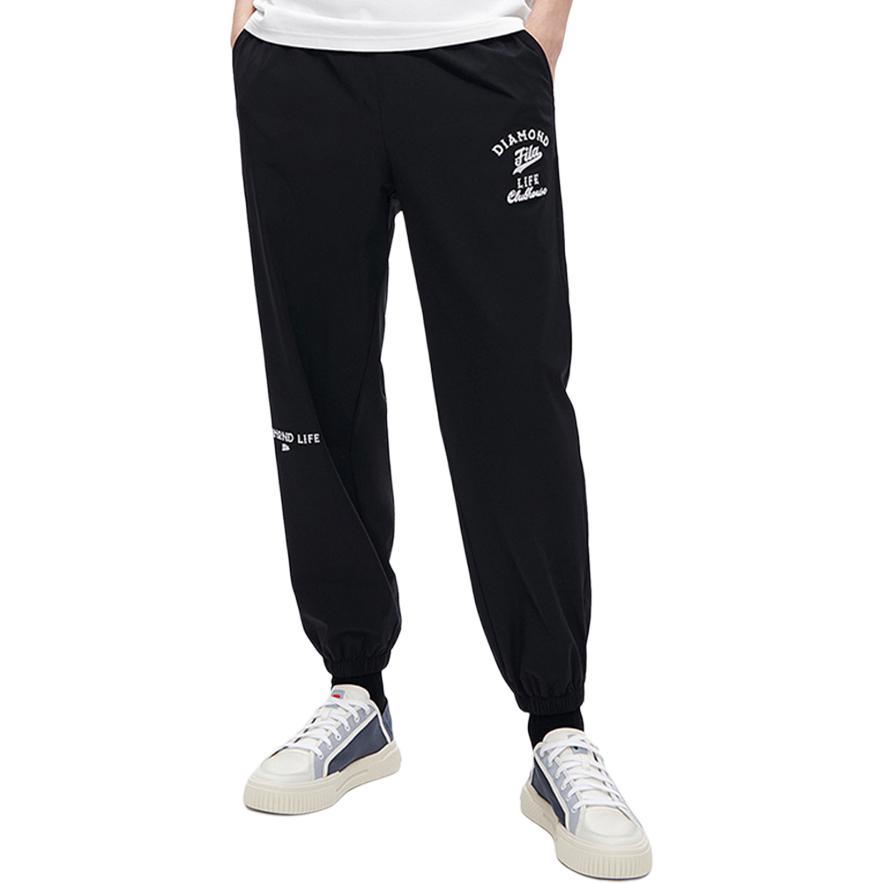 Fila Fusion Спортивные брюки с тканым свободным манжетом Мужские брюки Легендарно-синий T11M322801FNV