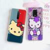 JZ3 Love Hello Kitty Прозрачный чехол для Samsung A04 A14 A23 M33 M53 Realme 10 9 C35 C55 VIVO Y02 X80 Infinix Hot 30 Note 11 Tecno Spark 8P Pro