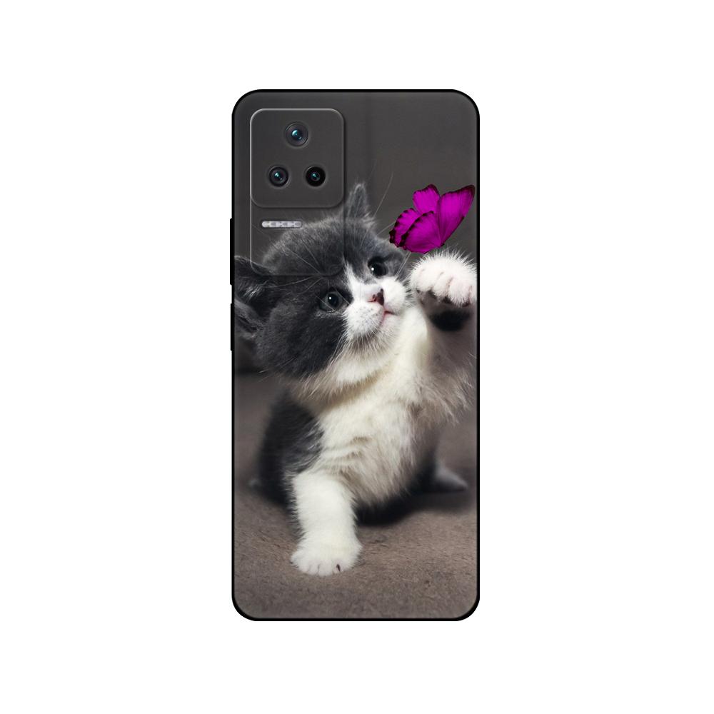 Чехол для Poco F4, задняя крышка для Xiaomi POCO F4, 5G, чехол для телефона PocoF4, мягкий силиконовый чехол из ТПУ, защитный бампер, черный чехол из ТПУ
