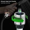 Portable ABS Bathroom Parts Shut-Off Valve Shower Head Arm Diverter Water Stop Valve Flow Regulator