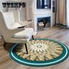 Large Area Living Room Round Rugs Home Bedroom Decor Bedside Carpet Simple Room Decoration Rug Study Cloakroom Carpets Washable