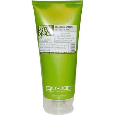 Giovanni Hair Care Products Shave CRM Чайное дерево и мята 7 унций