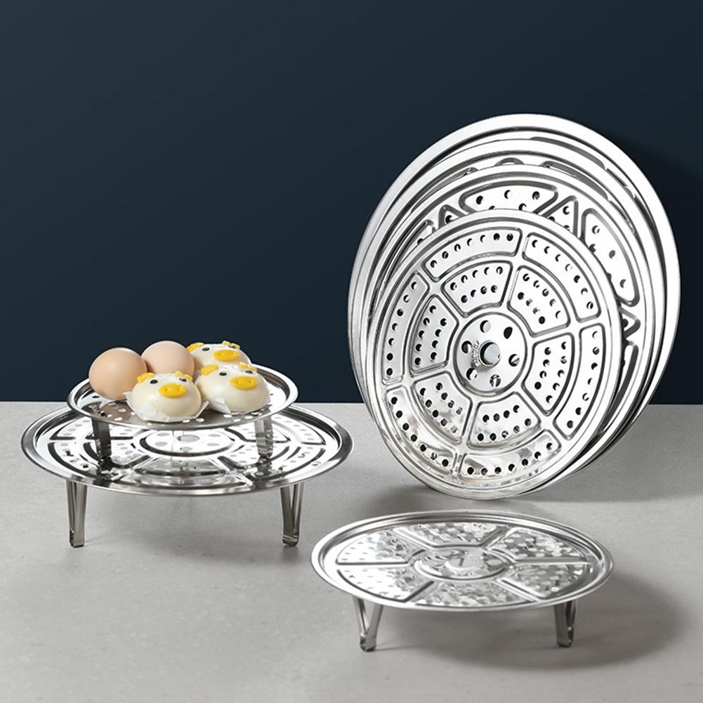 Steamer Tray Round Steamer Rack Steaming Plate Steamer Tray 15.5cm-39cm 304 Stainless Steel Cookercanner Accessories