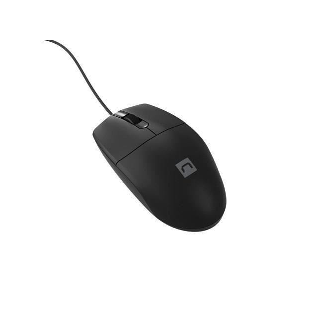 Souris - NATEC - RUFF PLUS - Noir - Optique - Sans fil