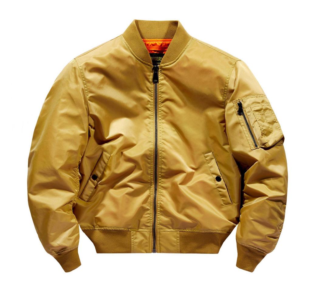 Men's Spring MA-1 Bomber Jacket: Solid Color Motorcycle Outerwear, Plus Size Baseball Collar Flight Suit