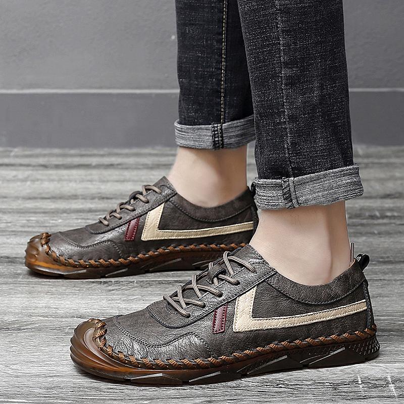 Men's Handmade Casual Shoes Leather Shoes
