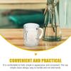 High Grade Safe Glass Water Mug with Non Slip Handle Multi Purpose Beverage Cup for Juice Coffee Camping Office Home