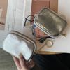 Women's Genuine Leather Coin Purse - Cowhide, Minimalist Style Storage Bag for Earphones, Lipstick, and Small Cards
