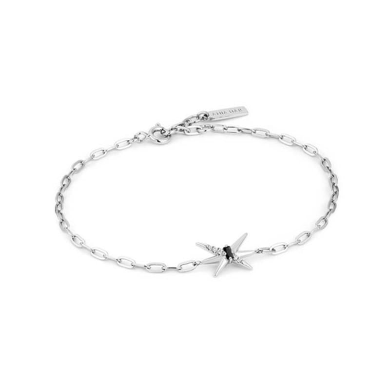 ANIA HAIE Spike 925 Silver Chain Bracelet B053-01H