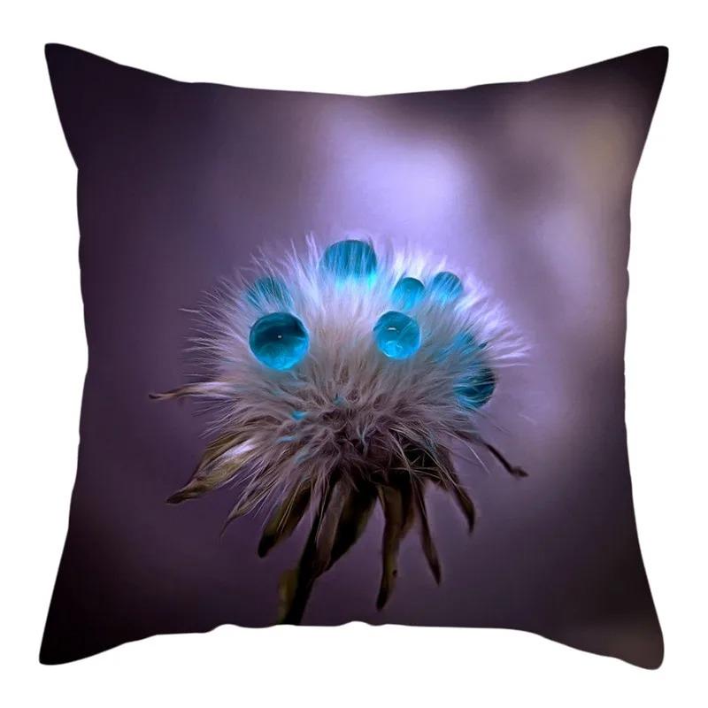 Наволочка с принтом одуванчика Гостиная Офис Дом Наволочка Автомобильные украшения