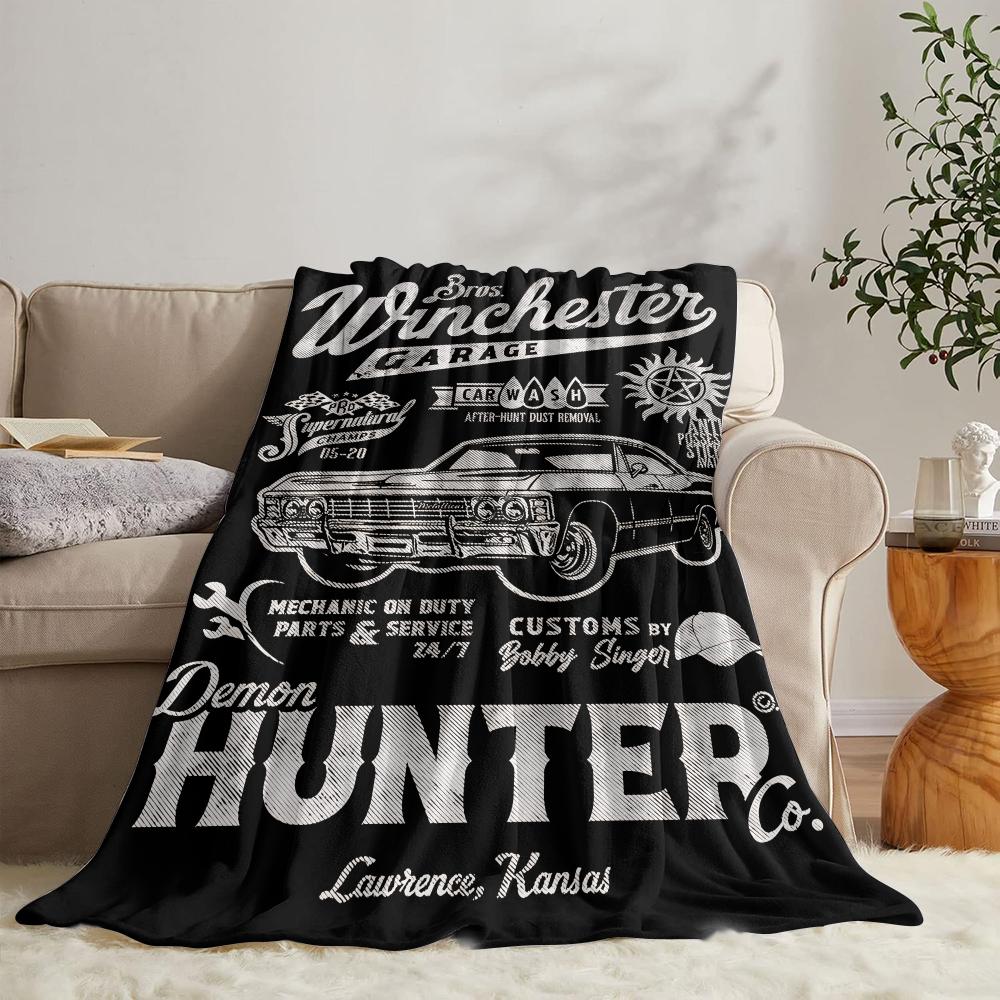 GUOYU Blanket SSupernatural Throw Soft Flannel Throw Summer Blanket Lightweight Cozy Nap Blanket For Sofa Bed Travel